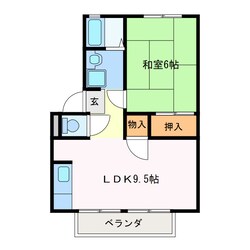 西村ハイツの物件間取画像